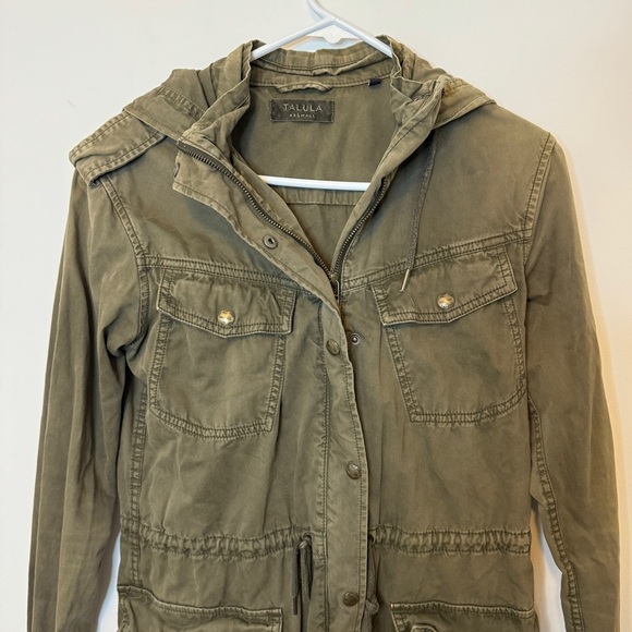 Aritzia Talula Trooper Military Jacket Size XXS Green - Picture 4 of 8